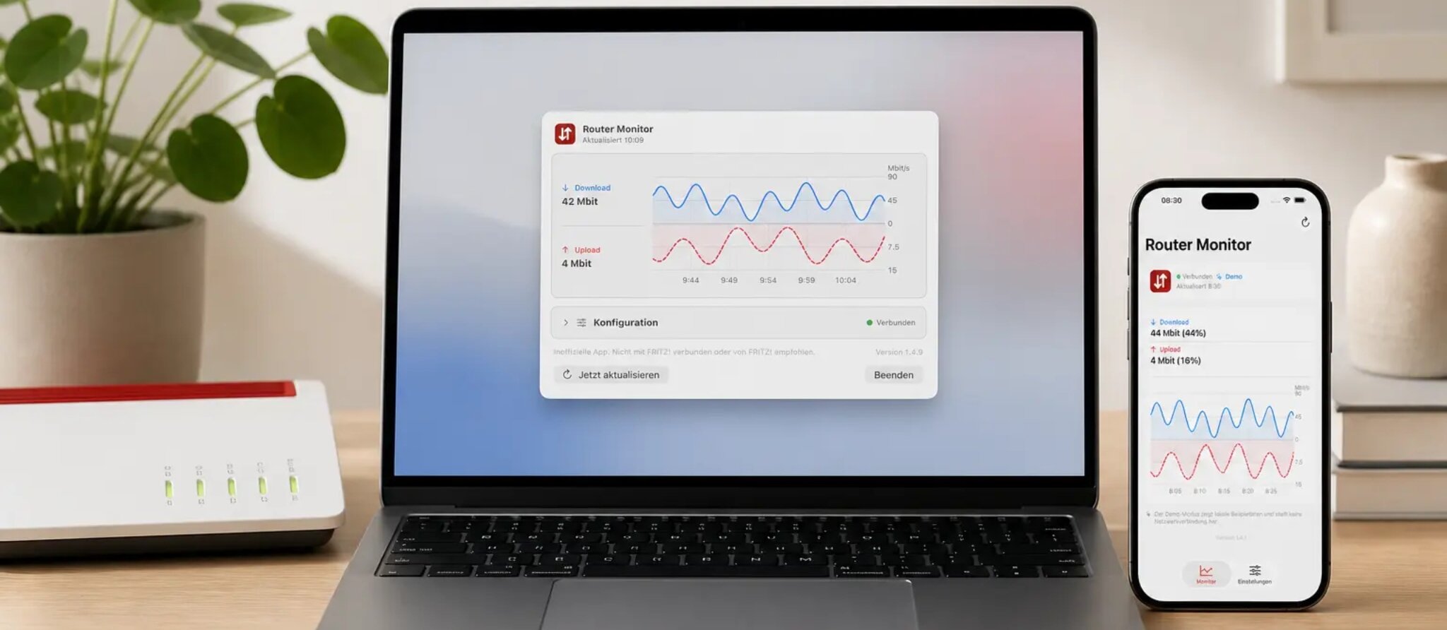Router Monitor: Ohne Coding in den App-Store