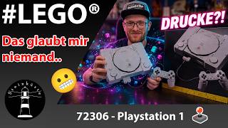 Wirklich ÜBLE Farben aber LEGO® holt den Drucker raus - LEGO® 72306 Playstation 1