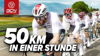 Wir haben versucht wie Tour de France Profis zu fahren | 50 km/h Challenge